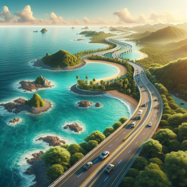 镇海角公路航拍视频,镇海角好不好玩